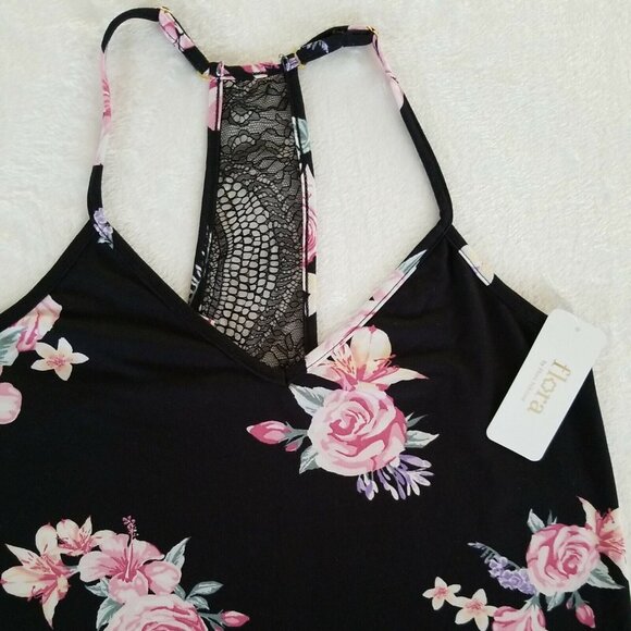 Flora Nikrooz Floral Cami Pajama Top Size S Small NWT - Picture 2 of 4